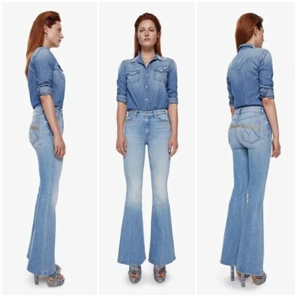 💕MOTHER SUPERIOR💕 MOTHER x BOWIE The Super Cruiser ~ The Jean Genie 30 NWT - Picture 7 of 17